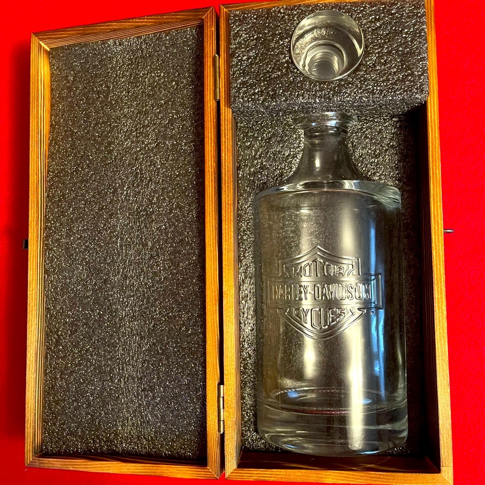 Harley Davidson Whiskey Decanter